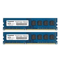 16GB 키트(2x8GB) PC3L-12800U DDR3 1600MHz UDIMM 1.35V)1.5V 컴퓨터 메모리 CL11 2RX8 비 ECC 버퍼링되지 않은 듀얼 랭크 240Pin 데스크탑 RAM 모듈, FREE, 단일