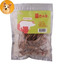 다이나 강아지수제간식 통큰 돼지귀슬라이스 음식 애견 노견