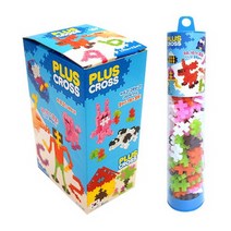 플러스 크로스 블록 100p 3D 블록 유아 블록