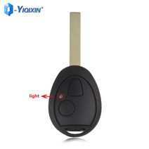 BMW 스마트키 스마트 자동차 키 2 버튼 쉘 케이스 MG BMW 미니 쿠퍼 S R50 R53 랜드 로버 75 ZT Z3 Z4 X3 X5 e46 e39 e36 커버, 단일옵션
