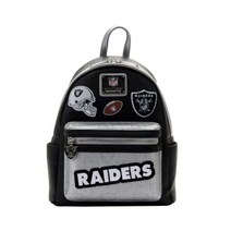Loungefly 라운지플라이 NFL Las 베지as Raiders 패치 미니 백팩