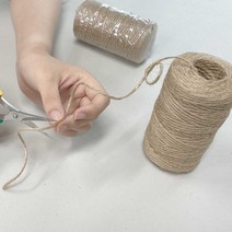 마끈 3mm 소품 포장 노끈 인테리어 캣타워 코바늘 선물 비누만들기 인형만들기 부자재 촬영 공예