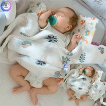신생아이불 아기요 아기침구 아기거즈블랭킷 낮잠 유아토퍼 아기블랭킷 신생아블랭킷 신생아여름이불 유아이불, 고래