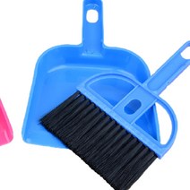 미니 빗자루 쓰레받기 세트 머리카락 청소 빗자루 1개