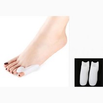 새끼발가락 쓸림방지 발밴드 실리콘밴드 보호기 발가락교정 토캡, 1개