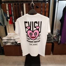 에비수 공용 뒷판 FSW캐릭터 루즈핏 반팔 티셔츠 ES2UTS762