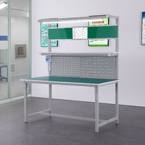 정전기 방지 작업대 철제 테이블 공장 생산 검사대, 길이 180x폭 60x높이 180(+서랍)