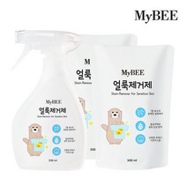 마이비 얼룩제거제 용기 330ml+리필 300ml 2팩, 얼룩제거제 용기330ml 1개+리필 300ml 2팩