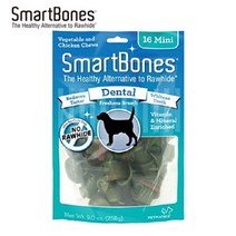 강아지 치아예방과 소화에 도움을 주는 덴탈껌(16P) 치아마사지 개껌 반려견양치 치석