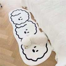 [오이공] 빈티지 디자인 러그 침대 러그 주방 러그 미니 카페트, 50cmx160cm