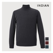 인디안 INDIAN 남성 하프터틀넥 티셔츠_MIEBHXF8301