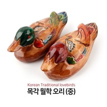 담은코리아 월학오리 혼례원앙세트 신랑함 예단용품 결혼선물 한국기념품 외국인선물 집들이선물 답례품 전통공예품 신혼선물 보자기 목각 장식품 인테리어소품