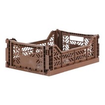 아이카사 폴딩박스 M brown 브라운 수납박스 수납바구니 수납함 정리함