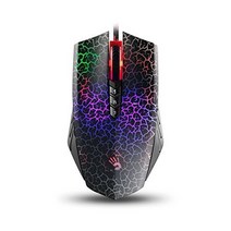 Light Strike(LK) 스위치 및 스크롤 기능이 있는 블러디 A70x 옵티컬 게임용 마우스 - 완전히 프로그래밍 가능한 고급 매크로(A70x-Matte블랙), A70
