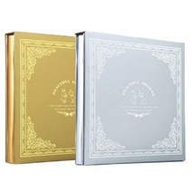 [RA㏓] 베스트원 양장 금은볼트 앨범 30매 사진 사진첩 포토정리 접착 수납 접착식 사진집 보관 ▷_§Ea, §§_골드