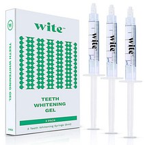 Teeth Whitening Gel Syringes 3 Pack 5ml Tooth with 35% Carbamide Peroxide Great for Sensitive