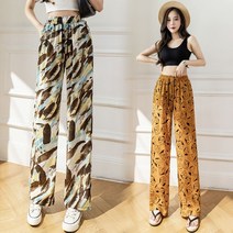 슬랙스 여자 팬츠 얇은 쿨링 바캉스룩 플리츠 여름 바지 와이드 몸빼 꽃 조거팬츠 부츠컷 핫핑크 냉장고 키큰여자 레자 일바