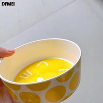 고양이볼 공장 직거래 바닥 미끄럼방지 초모아 고양이 목보호대 물그릇 물그릇 소형견 펫볼 펫용품, 노란색