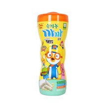 프로엠 뽀로로 유기농 까까 블랙 43g*1통 / 유기농 아기과자 유산균 프리미엄 아이간식 유아과자 유아간식 7개월 10개월 휴대용 아기과자, 1개