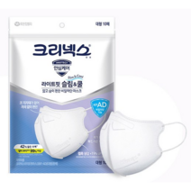 크리넥스 데일리 방역 마스크 KF94 대형 1입, 4개, 10개입