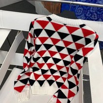 대장패딩 니트웨어 패치워크 면 패딩 재킷 캐주얼 대형 긴팔 코트