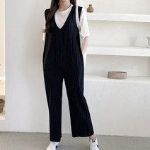 나나쿠스 돌아서 제자리 점프수트 플리츠 점프슈트 빅사이즈 임부복