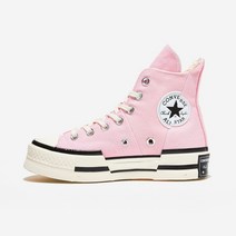[국내매장판] 컨버스 척 70 플러스 하이 운동화 캔버스화 핑크 A04366C