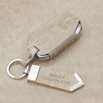 발칸노블 4세대카니발 키케이스 자동차 스마트 가죽 키홀더 차키 커버, 발칸노블 K-10 (9버튼)카니발KA4, 필기체(대.소) 필수입력기재, 아이보리