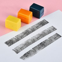 개인 정보 보호 스탬프 택배 운송장 문서 보안용 롤러 지우개 시크릿 택장지우개 스템프, 랜덤
