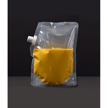 투명 스파우트파우치 육수팩 소스용 20x26+9 (1kg), 100장