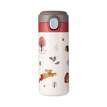딜러 판타지 포레스트 보온텀블러 MLH8959, 레드, 350ml