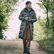 마운티아 2019신상 50% 남성 경량 롱 구스 다운