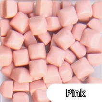 붙이는타일 벽데코 타일 스페인 거실 폴리싱 모자이크 100g(약 300pcs) 0.58cm 정사각형 glary 옥 diy 공예 돌 다양한 색상 재료 옵션, 분홍색, 100g-3.52oz