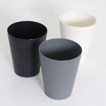 윈디 미니 휴지통 레터링 오픈 쓰레기통 분리수거함, 그레이