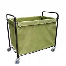 이동식 빨래 바구니 호텔 세탁물 수거함 모텔 철제, K