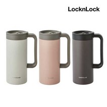 인쇄+선물포장무료 락앤락 테이블 머그 슬림 텀블러 473ml 레이저 각인 이니셜 선물 포장 추천, 아이보리