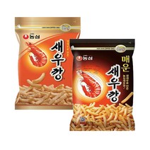 농심 새우깡 400g + 매운 새우깡 400g 과자세트, 1세트