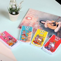 아이윙스 3500 잼잼시스터즈 스탠드 미니펜세트 볼펜샤프세트, 랜덤