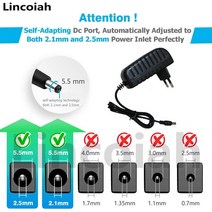 범용 전원 어댑터 공급 충전기 AC 110-240V DC 5V 6V 8V 9V 10V 12V 0.5A 1A 2A 3A LED 조명 스트립용 Eu, 05 10V_01 0.5A EU Plug