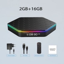 T95 Android 12.0 TV Box 2.4G5.8G 4GB RAM 32G 64G Dual Band Wifi6 BT 5.0 Smart 6k 미디어 플레이어 셋톱 박스 T95Z, 미국 플러그_2G 16G Normal Remot