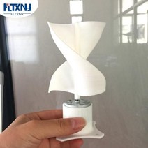 소형 대형 풍력발전기 발전기 키트 자가 미니 풍력 터빈 블레이드 수직 축 마이크로 세트, 5.5V+2 Blades+White