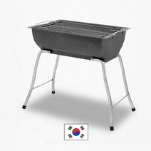 3~4인용 캠핑 바베큐 그릴 스텐 스탠드 M 숯불 야외