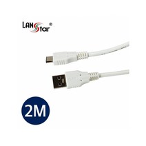 LANstar USB 3.1 C타입 케이블 맥북 크롬북 연결 2M, 단일 모델명/품번