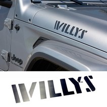 지프 랭글러 언리미티드 CJ TJ YK JK JL XJ 2007- 용 데칼 캐릭터 스티커 매트 블랙 사이드 레터 윌리 페어