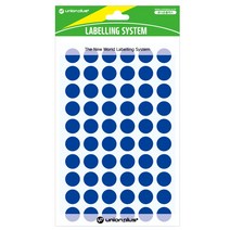 유니온플러스 unionplus 원형스티커일반(302/청색) UL-302BL 12mm 1개