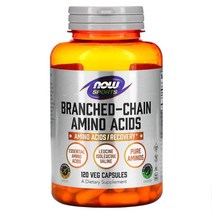 Now Foods (나우 푸드) NOW Foods Sports 분지사슬아미노산 베지 캡슐 120정, 4개