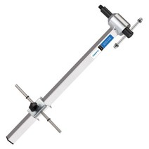 측정 막대가 있는 자전거 자전거 변속기 행거 정렬 게이지 도로 자전거용 검사 도구, 은, 스테인레스 스틸