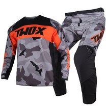 바이크보호장비 오토바이장비 2023 Motocross Two-x 360 Bnkr 저지 팬츠 탑 ATV BMX 모토 기어 세트 오토바, 03 주황색_05 Jersey XXL Pant 38