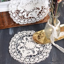 스완 레이스 매트 도일리(2color), 없음, A.화이트