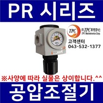 TPC메카트로닉스 PR4-04BG TPC제품 공압레귤레이터 에어조절기 압력증압 압력감압 압력계 (TAR4000생산종료대체품) 관접속구경1/2인치(15A) TPCFRL